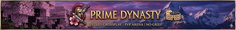 Prime Dynasty Minecraft Server banner