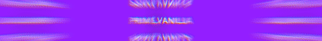 Prime Vanilla Minecraft Server banner