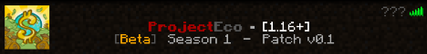 ProjectEco Minecraft Server banner