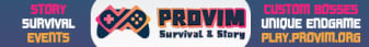 Provim - SMP, Story, Events Minecraft Server banner