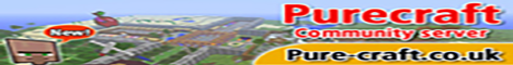 Purecraft Survival Minecraft Server banner