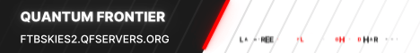 Quantum Frontier FTB Skies 2 Minecraft Server banner