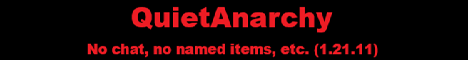 QuietAnarchy Minecraft Server banner
