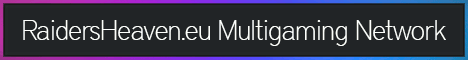 RaidersHeaven Multigaming Netzwerk Minecraft Server banner