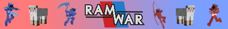 Ram War Minecraft Server banner