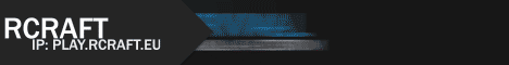 rCraft.eu | Survival/Creative | EU Minecraft Server banner