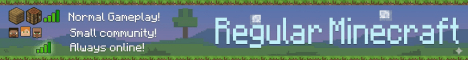 RegularCraft Minecraft Server banner