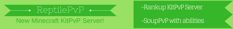 ReptilePvP Minecraft Server banner