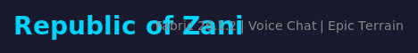 RepublicOfZani Minecraft Server banner