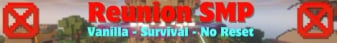 Reunion SMP Minecraft Server banner