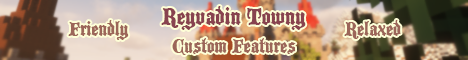 Reyvadin Towny Minecraft Server banner