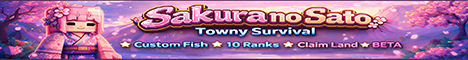 Sakura No Sato Minecraft Server banner
