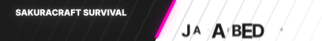 SakuraCraft Survival Minecraft Server banner