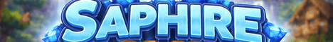 Saphire SMP Minecraft Server banner