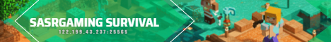 SASRGaming Survival Minecraft Server banner