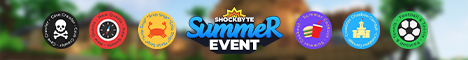 Shockbyte Summer Event 2022 Minecraft Server banner