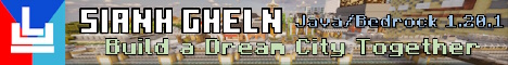SianhGheln City Minecraft Server banner