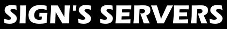 Signs Minecraft Server Minecraft Server banner