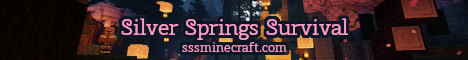 Silver Springs Survival Minecraft Server banner