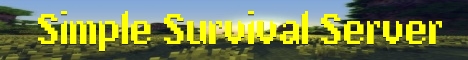 Simple Survival Server Minecraft Server banner