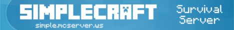 Simplecraft Minecraft Server banner