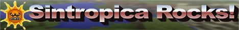Sintropica Rocks Minecraft Server banner