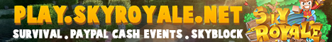SkyRoyale Network Minecraft Server banner