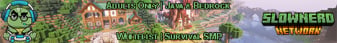Slownerd Minecraft Server banner