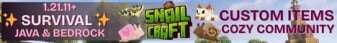 SnailCraft Minecraft Server banner