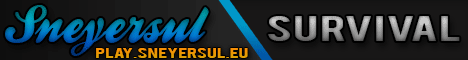 Sneyersul Minecraft Community Minecraft Server banner