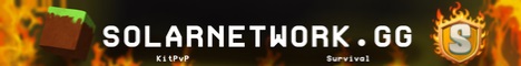 Solar Network Minecraft Server banner