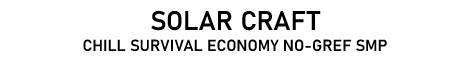 SolarCraft SMP Minecraft Server banner