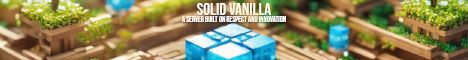 Solid Vanilla Minecraft Server banner