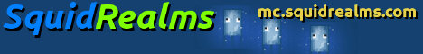 SquidRealms Minecraft Server banner