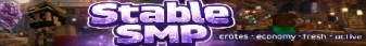 StableSMP Minecraft Server banner