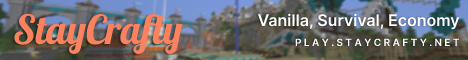 StayCrafty Minecraft Server banner