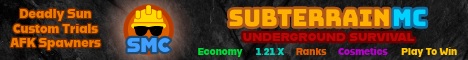 SubTerrain MC Minecraft Server banner