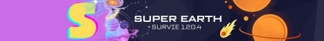 Super Earth Minecraft Server banner