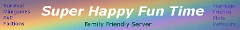 Super Happy Fun Time Minecraft Server banner