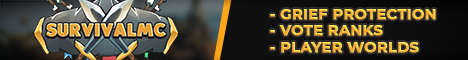 SurvivalMC Minecraft Server banner