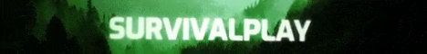 SurvivalPlay Minecraft Server banner