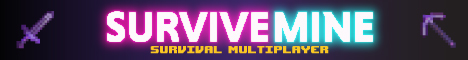 SurviveMine Minecraft Server banner