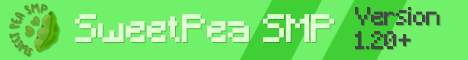 SweetPea SMP Minecraft Server banner