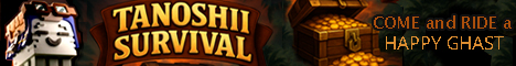 Tanoshii Minecraft Server banner