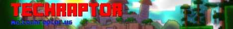 Techraptor Minecraft Server banner