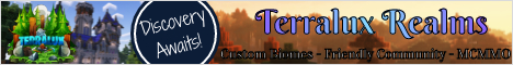 Terralux SMP Minecraft Server banner