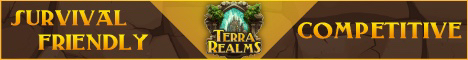 TerraRealms Minecraft Server banner