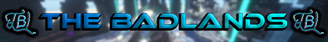 The Badlands Minecraft Server banner