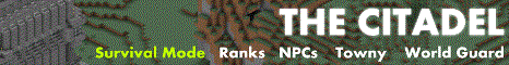 The Citadel Minecraft Server banner