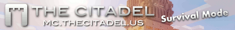 The Citadel Minecraft Server banner